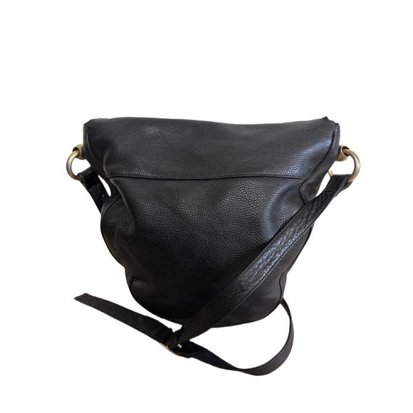 PLINIO VISONA MADE IN ITALY LEATHER PURSE Shoulder bag Zipper Detail - Picture 3 of 7